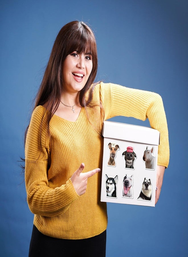 BEATRI Funny Dog Stickers 50Pcs Cute Dog Meme Stickers Waterproof Vinyl Decor & Party Favors for Laptop, Water Bottle, Skateboard & Travel Gear | Non-Repeating Decals, High-Definition Print - Image 5
